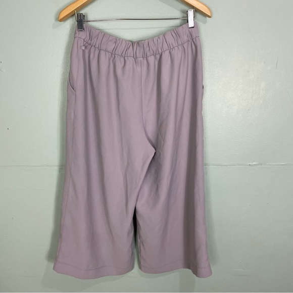 Lululemon Noir Crop Purple Pants Stretch Sz 4 W6AYAS‎ - Picture 4 of 8